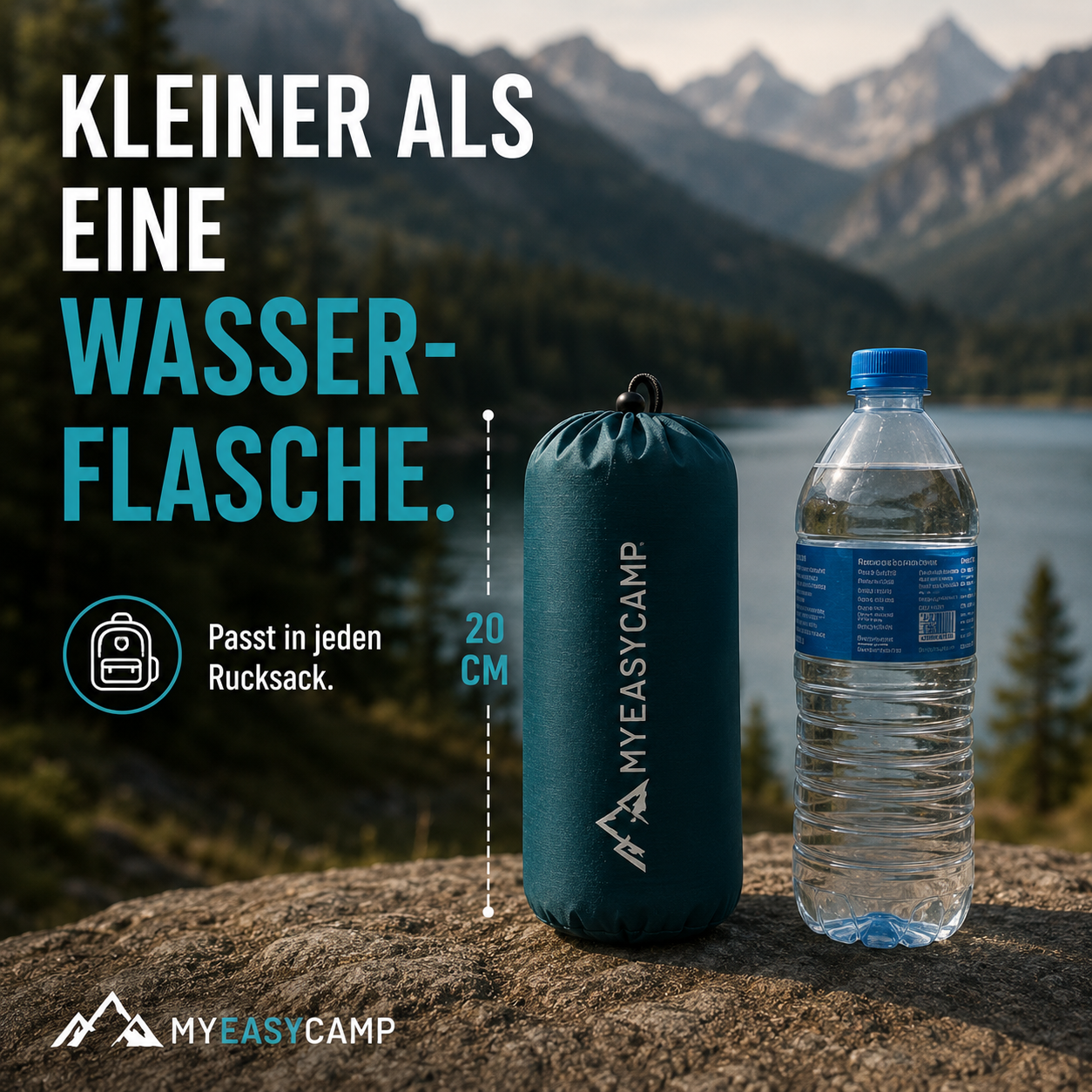 MYEASYCAMP 🎒 Kleiner als ’ne Wasserflasche